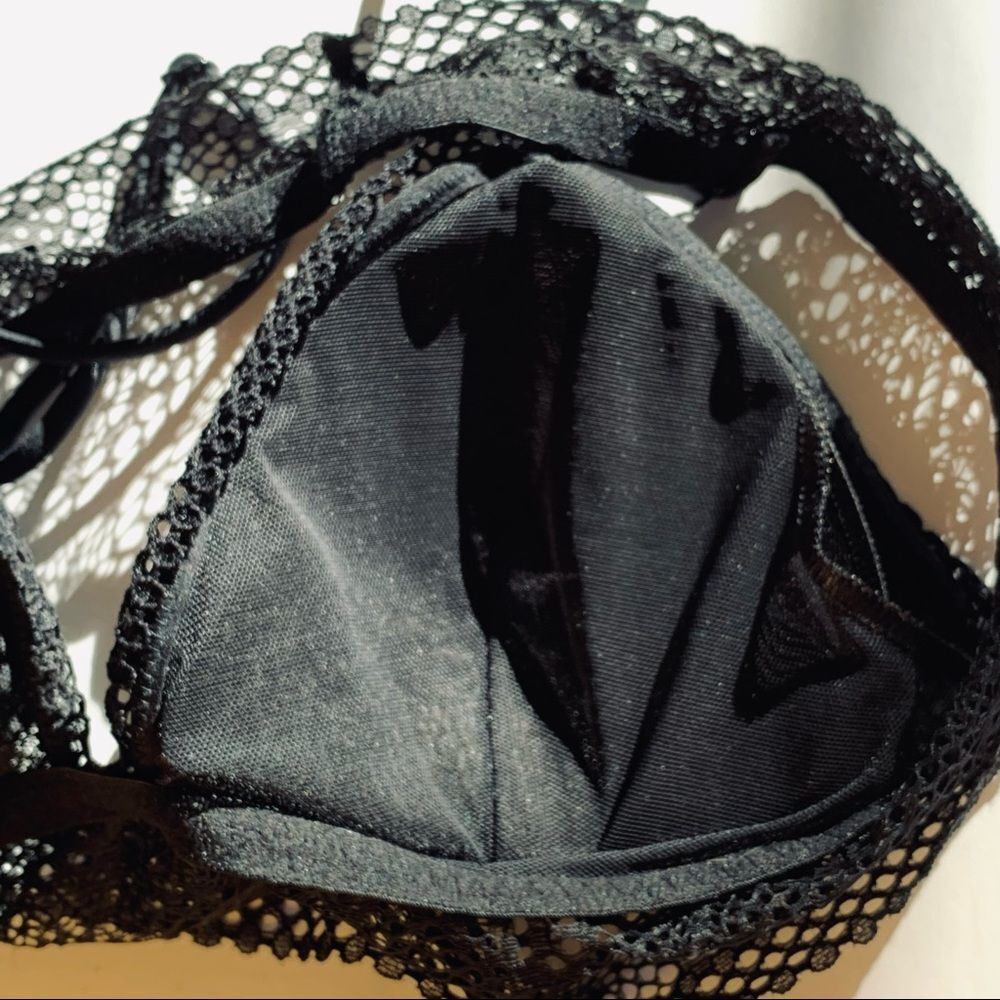 Victoria’s Secret Black Lace‎ Bralette L - Picture 8 of 10